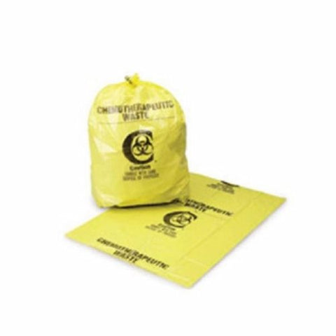 McKesson, Chemotherapeutic Waste Bag Biohazard Symbol Yellow 31 X 41 Inch, Count of 100 McKesson