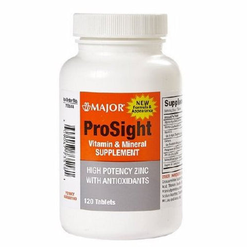 Major Pharmaceuticals, Multivitamin Supplement Prosight Vitamin A / Ascorbic Acid 5000 IU - 60 mg Strength Capsule 120 per, Count of 1 Major Pharmaceuticals