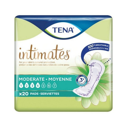 Tena, Sensitive Care Bladder Control Pad Moderate 11 Inch Length Moderate, Count of 20 Tena