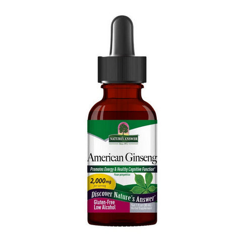 Nature's Answer, Ginseng American, ORGANIC, 1 OZ Nature's Answer
