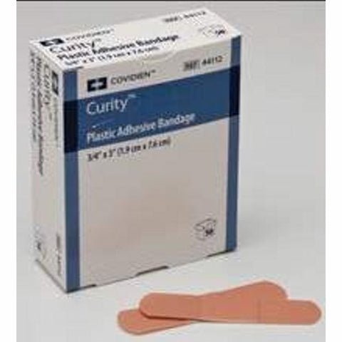 Cardinal, Adhesive Strip Curity 3/4 X 3 Inch Plastic Rectangle Tan Sterile, Case Of 72 Cardinal