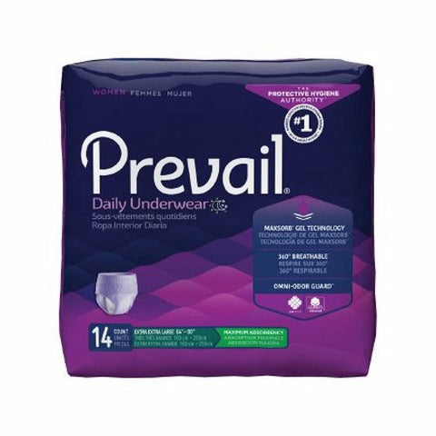 First Quality, Female Adult Absorbent Underwear, Count of 14 First Quality