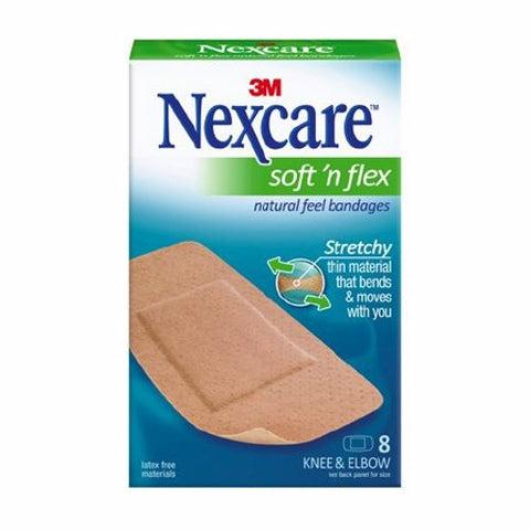 3M, Adhesive Strip Nexcare Soft 'N Flex 2 X 4 Inch Fabric Rectangle Tan Sterile, Case Of 24 3M