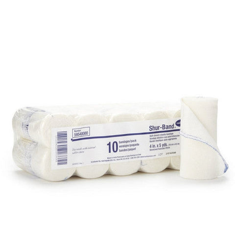Hartmann Usa Inc, Elastic Bandage 4 Inch X 5 Yard Single Hook and Loop Closure 59540000, Count of 60 Hartmann Usa Inc