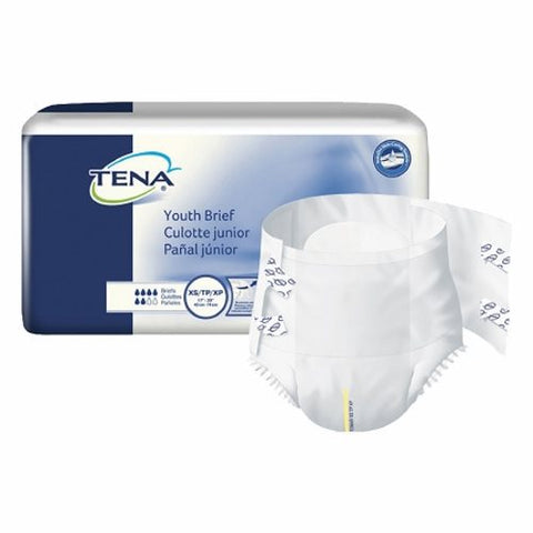 Tena, Unisex Adult Incontinence Brief ProSkin Plus X-Small Disposable Moderate Absorbency, Pack Of 30 Tena