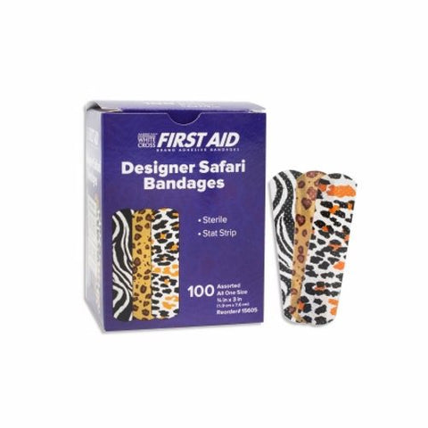 Dukal, Adhesive Strip American White Cross Stat Strip 3/4 X 3 Inch, Box Of 100 Dukal