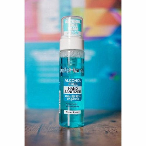 Safehands, Alcohol-Free Hand Sanitizer Foaming Bottle, 7 Oz Safehands