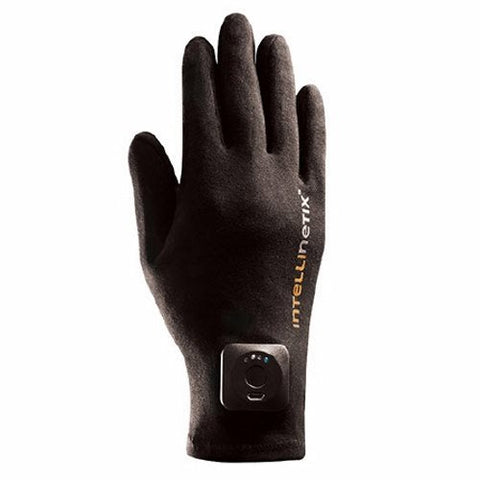 Vibration Therapy Glove Intellinetix  Full Finger Medium Wrist Length Hand Specific Pair Cotton 1 Pair by Brownmed