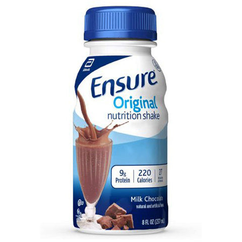 Abbott Nutrition, Ensure Original Nutitrion Shake Oral Supplement Chocolate Flavor, Pack Of 6 Abbott Nutrition