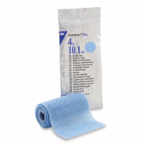 3M, Cast Tape 3M Scotchcast Plus 4 Inch X 12 Foot Fiberglass Light Blue, Box Of 10 3M