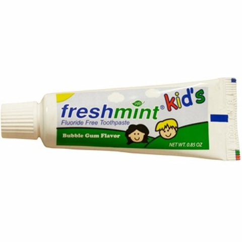 New World Imports, Toothpaste Freshmint kids Bubble Gum Flavor .85 oz. Tube, Count of 144 New World Imports