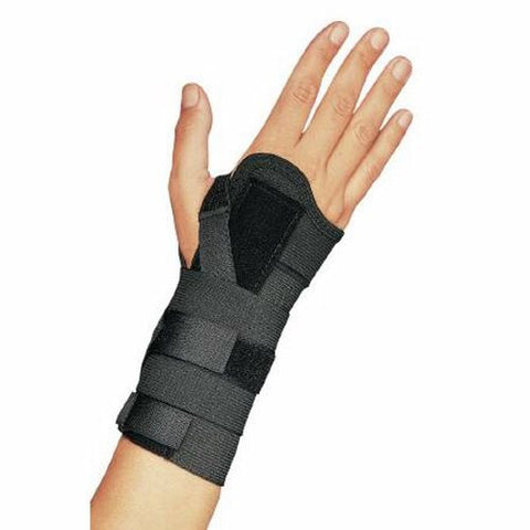 DJO, Wrist Splint PROCARE  Elastic Left or Right Hand Black Medium, Count of 1 DJO