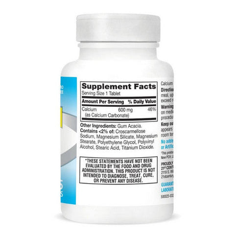 21st Century, Calcium Supplement, 600 mg, 75 Tabs 21st Century