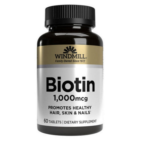 Windmill Health, Biotin, 1000 mcg, 60 Count Windmill Health