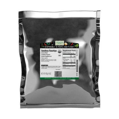 Frontier Coop, Organic Cut & Sifted Seedless Rosehips, 16 Oz Frontier Coop