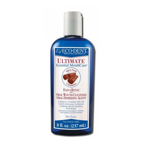 Eco-Dent, Ultimate Essential Mouthcare Rinse, Spicy-Cool Cinnamon 8 Oz Eco-Dent