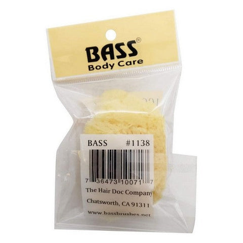 Bass Brushes, 100% Natural Facial Cleansing Sea Sponge, 1 Count Bass Brushes