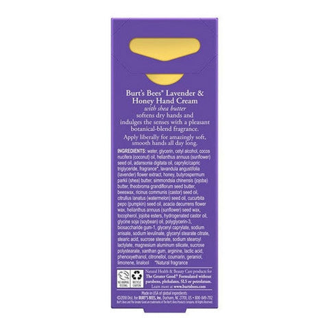 Burt's Bees, Lavender & Honey Hand Cream, 1 Oz Burt's Bees