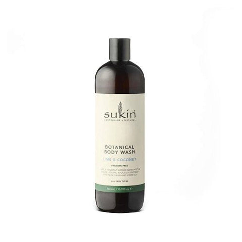 Sukin, Body Wash Lime & Coconut, 16.9 Oz Sukin