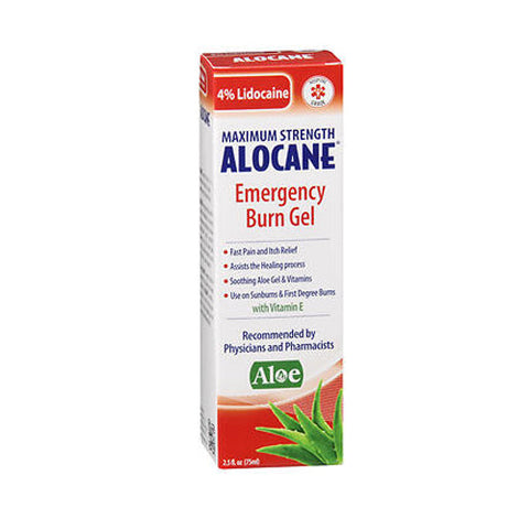 Alocane, Emergency Burn Gel Maximum Strength, 2.5 Oz Alocane