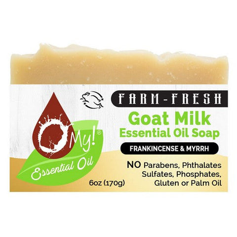 O MY!, Goat Milk Frankincens Myrrh Oil Soap, 6 Oz O MY!