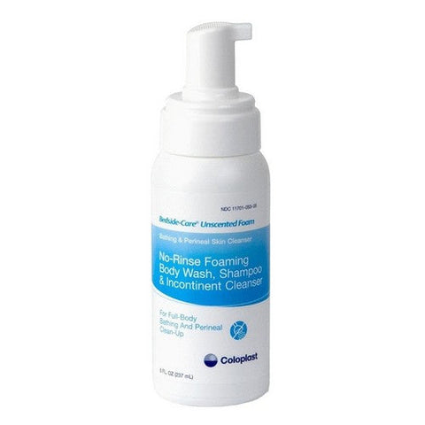 Coloplast, Rinse-Free Shampoo and Body Wash Pump Bottle Unscented 67146, 8.1 Oz Coloplast