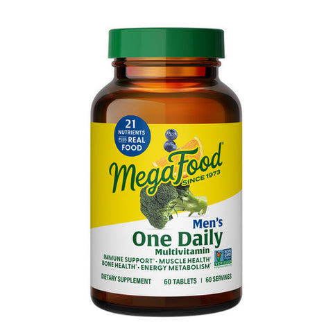 MegaFood, Men's One Daily Multivitamin, 60 Tabs MegaFood