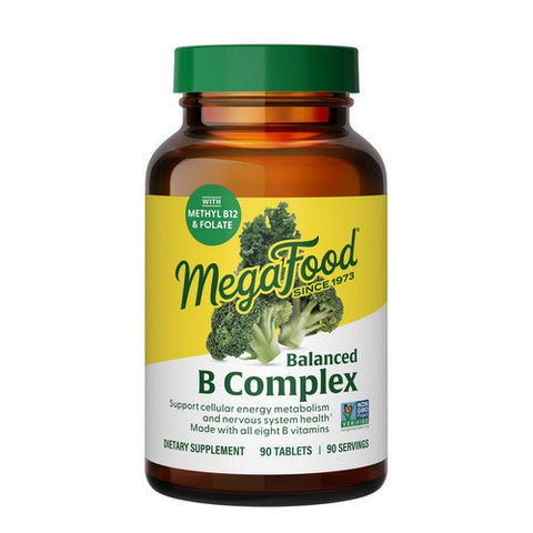 MegaFood, Balanced B Complex, 90 Tabs MegaFood