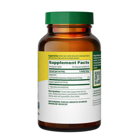MegaFood, Magnesium, 60 Tabs MegaFood