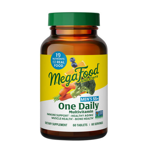 MegaFood, Men's 55+ One Daily Multivitamin, 60 Tabs MegaFood