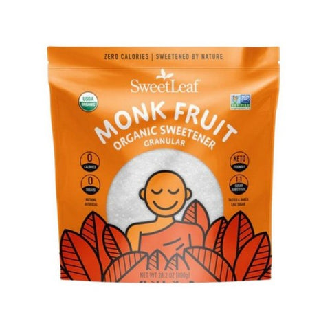 Sweetleaf Stevia, Monk Fruit Organic Sweetener Granular, 8.47 Oz Sweetleaf Stevia