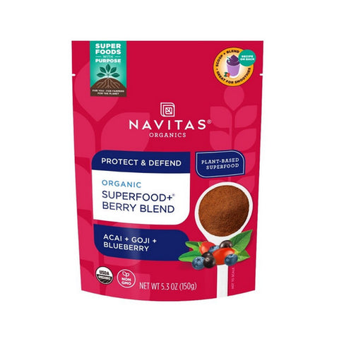Organic Superfood Berry Blend 5.3 Oz by Navitas Organics