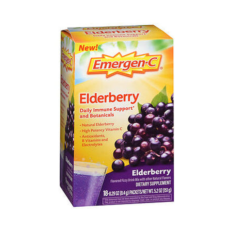 Novartis Consm Hlth Inc, Elderberry Fizzy Drink Mix, 18 Count Novartis Consm Hlth Inc
