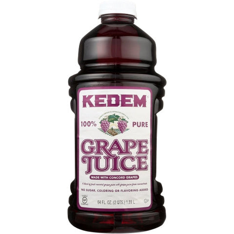 Kedem, Juice Grape Concord, Case of 8 X 64 Oz Kedem