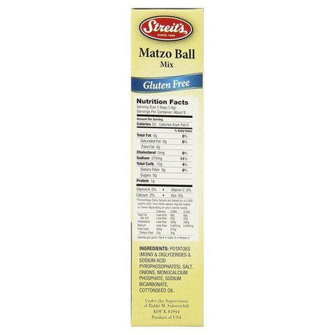 Streits, Matzo Ball Mix Gluten Free, 4.5 Oz(Case Of 12) Streits