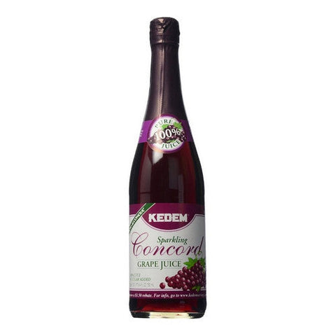 Kedem, Juice Sprkl Concord, Case of 12 X 25.4 Oz Kedem