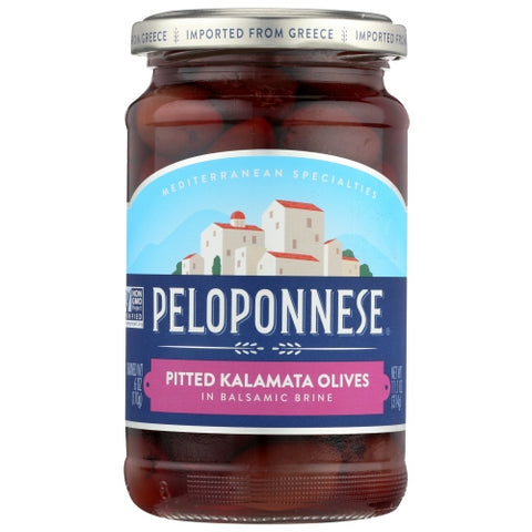 Olive Kalamata Pitted 11.1 Oz (Case Of 6) by Peloponnese