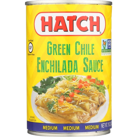 Sauce Enchlda Grn Med Case of 12 X 15 Oz by Hatch