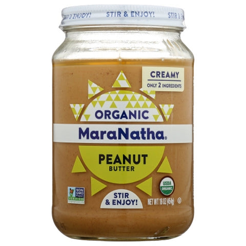 Peanut Bttr Crmy Salt Org Case of 6 X 16 Oz by Maranatha