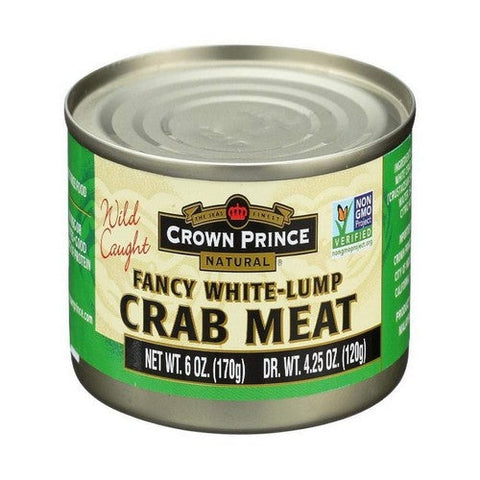 Crown Prince, Crab Meat White Lump, 6 Oz Crown Prince