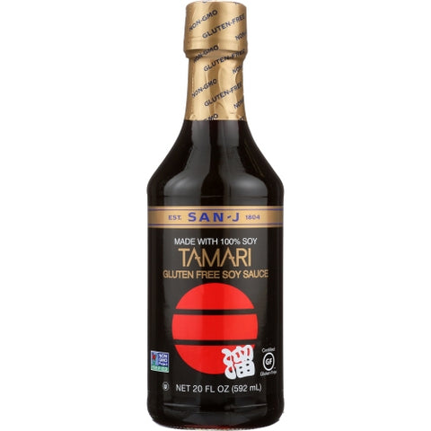 Sauce Soy Tamari Blk Lbl Case of 6 X 20 Oz by San J