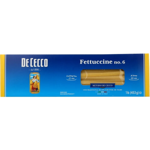Pasta Fettuccine Case of 20 X 16 Oz by De Cecco
