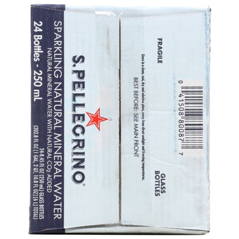 Water 6Pk Sprkl Mineral Case of 4 X 50.7 Oz by San Pellegrino
