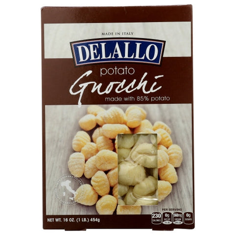 Delallo, Potato Gnocchi, 16 Oz(Case Of 12) Delallo