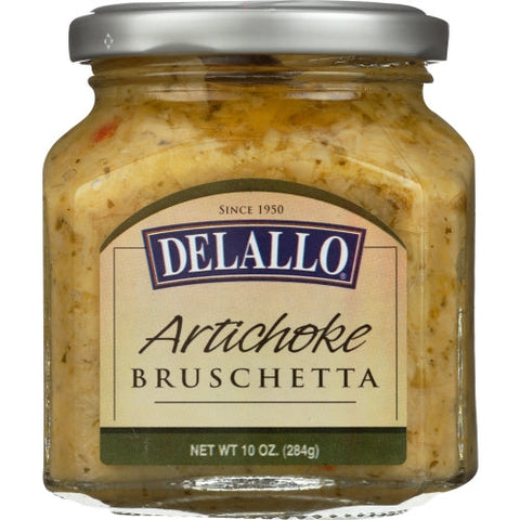 Delallo, Artichoke Bruschetta, 10 Oz(Case Of 6) Delallo