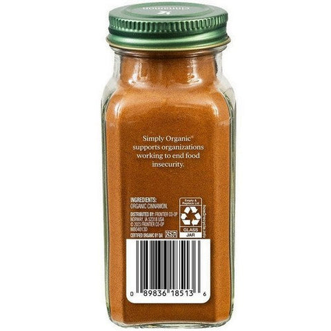 Simply Organic, Organic Cinnamon Ground, 2.45 Oz(Case Of 6) Simply Organic
