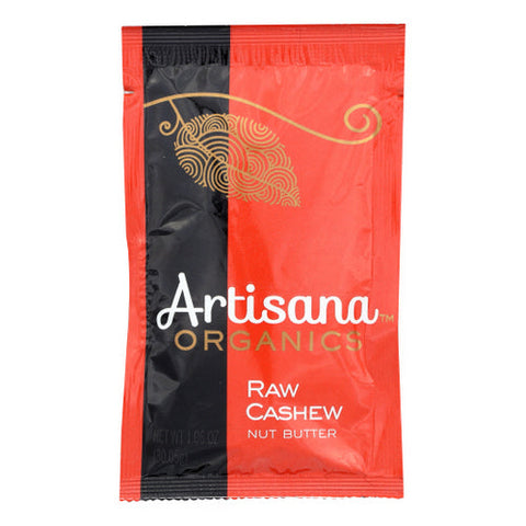 Artisana, Cashe W Butter Raw Squeeze Pack, Case of 10 X 1.06 Oz Artisana
