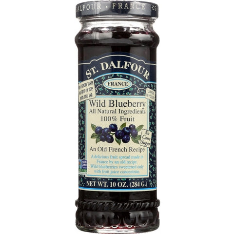 St.Dalfour, Wild Blueberry Spread, 10 Oz(Case Of 6) St.Dalfour
