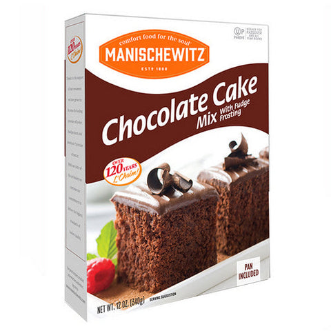 Manischewitz, Chocolate Cake Mix, 12 Oz(Case Of 12) Manischewitz