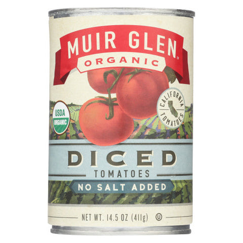 Muir Glen, Diced Tomatoes  Tomato, Case of 12 X 14.5 Oz Muir Glen